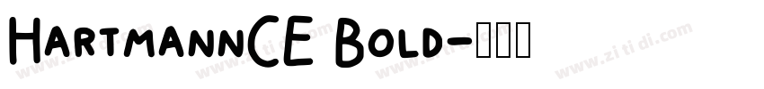 HartmannCE Bold字体转换